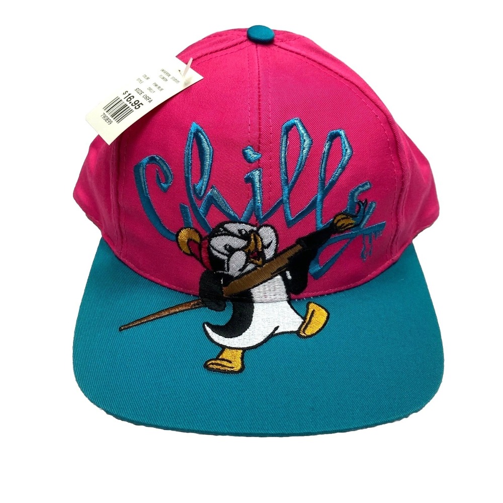 VINTAGE Universal Studios Chilly Whilly Snapback Hat Cap RARE 1995 NEW